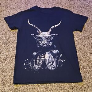 Men's Black Graphic T-Shirt